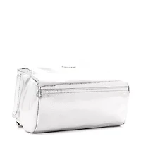 Givenchy Metallic Lambskin Mini Pandora Silvery -FINAL SALE NO RETURNS