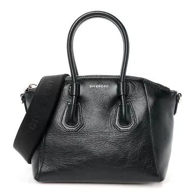 Givenchy Box Calfskin Mini Sport Antigona Top Handle Bag Black -FINAL SALE NO RETURNS