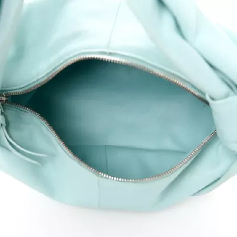 Bottega Veneta Calfskin Mini Double Knot Bag Spearmint -FINAL SALE NO RETURNS