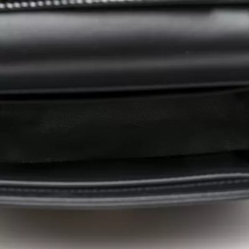 Givenchy Patent Textured Goatskin Medium 4G Shoulder Bag Black -FINAL SALE NO RETURNS