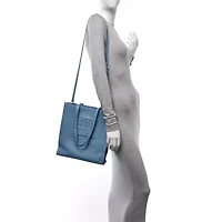 Miu Miu Goatskin Madras Tote Astrale -FINAL SALE NO RETURNS