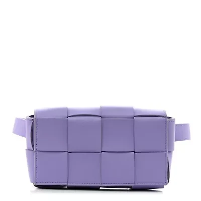 Bottega Veneta Nappa Maxi Intreccio Padded The Belt Cassette Bag Parakeet -FINAL SALE NO RETURNS