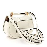 Fendi Vitello Brenta Cher Mini Fendi C'mon White Ice -FINAL SALE NO RETURNS
