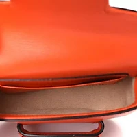 Gucci Azalea Calfskin Web Monochrome Horsebit 1955 Wallet On Strap Orange -FINAL SALE NO RETURNS