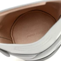 Alexander McQueen Calfskin The Curve Mini Bucket Bag Pale Grey -FINAL SALE NO RETURNS