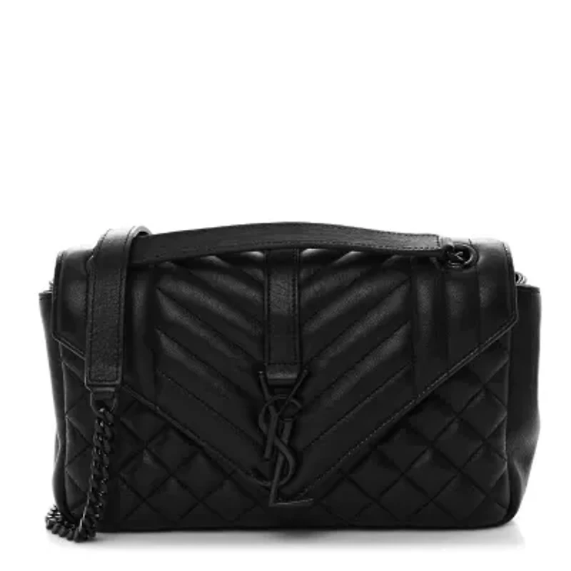 Saint Laurent Tri-Quilt College Bag -FINAL SALE NO RETURNS