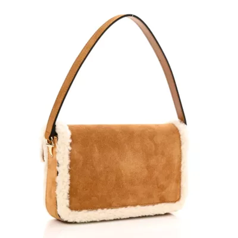 Gucci Shearling Horsebit 1955 Shoulder Bag -FINAL SALE NO RETURNS