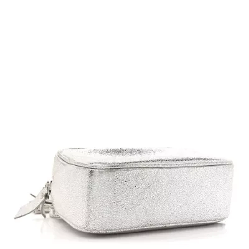 Saint Laurent Metallic Lambskin Monogram Lou Belt Bag -FINAL SALE NO RETURNS