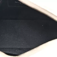 Saint Laurent Metallic Lambskin Monogram Lou Belt Bag -FINAL SALE NO RETURNS