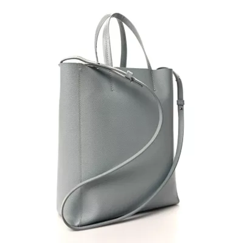Celine Grained Calfskin Small Vertical Cabas Mineral -FINAL SALE NO RETURNS