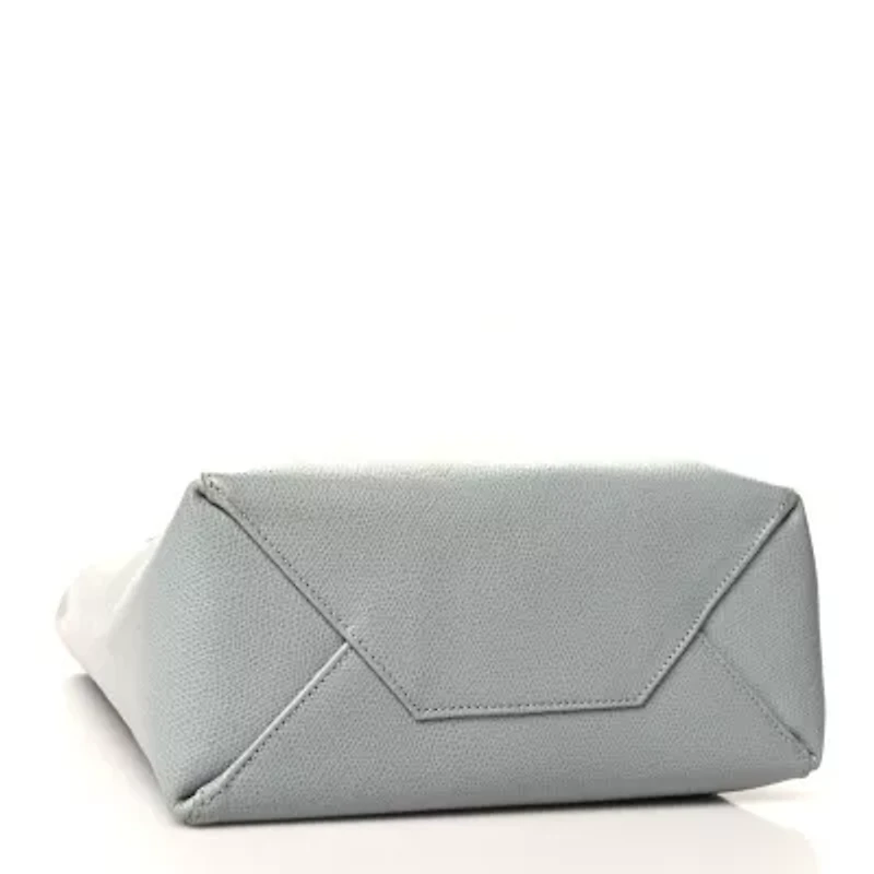 Celine Grained Calfskin Small Vertical Cabas Mineral -FINAL SALE NO RETURNS