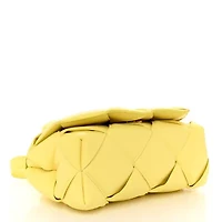 Bottega Veneta Nappa Intreccio Padded Top Handle Shoulder Bag Sherbert -FINAL SALE NO RETURNS