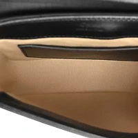 Chloe Shiny Calfskin Suede Mini C Double Carry Black -FINAL SALE NO RETURNS