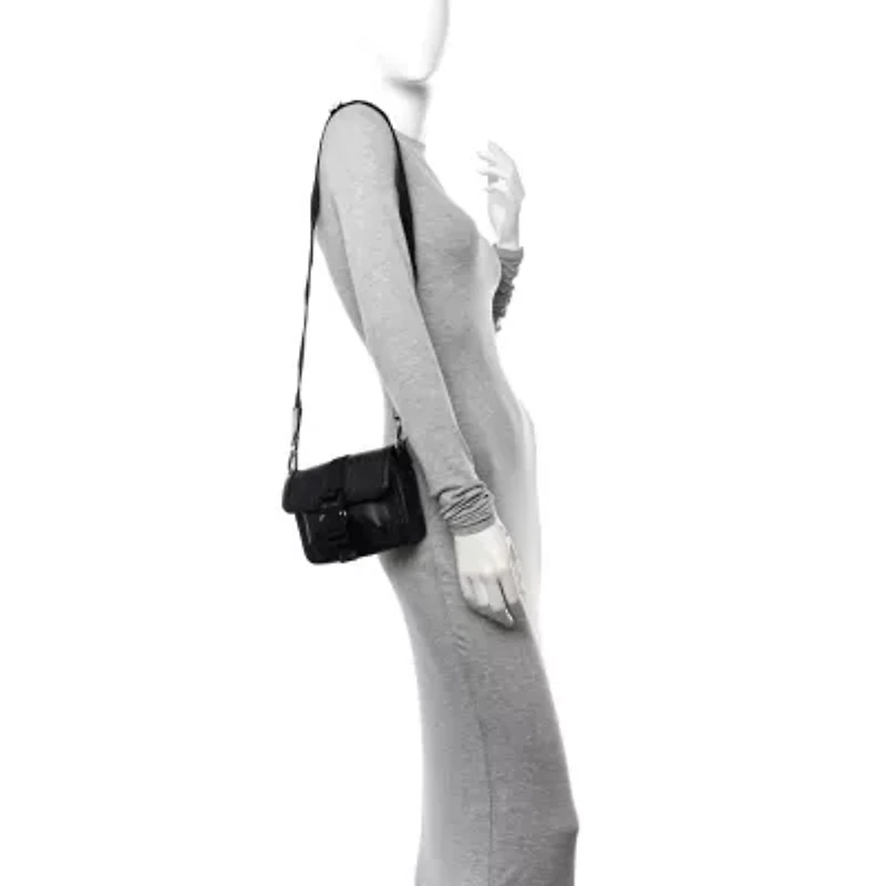 Dior Coated Canvas CD Diamond Mini Hit The Road Bag Black -FINAL SALE NO RETURNS