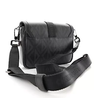 Dior Coated Canvas CD Diamond Mini Hit The Road Bag Black -FINAL SALE NO RETURNS