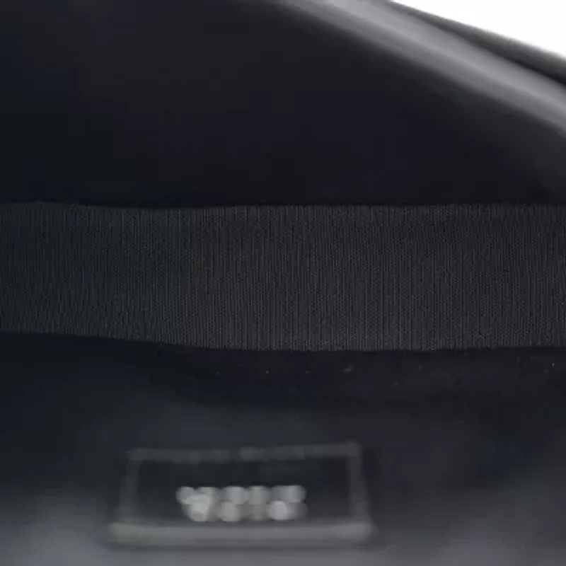 Dior Coated Canvas CD Diamond Mini Hit The Road Bag Black -FINAL SALE NO RETURNS