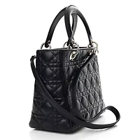 Dior Lady Dior Silver Hardware Cannage -FINAL SALE NO RETURNS