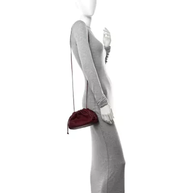 Bottega Veneta Butter Calfskin The Mini Pouch Bordeaux -FINAL SALE NO RETURNS