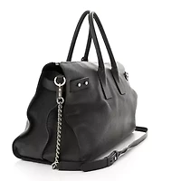 Saint Laurent Grained Calfskin Sac De Jour Souple Duffle 36H Asphalt Gray -FINAL SALE NO RETURNS