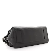 Saint Laurent Grained Calfskin Sac De Jour Souple Duffle 36H Asphalt Gray -FINAL SALE NO RETURNS