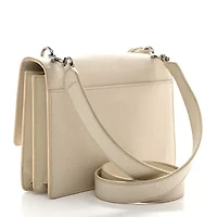 Saint Laurent Calfskin Medium Monogram Sunset Dove White -FINAL SALE NO RETURNS