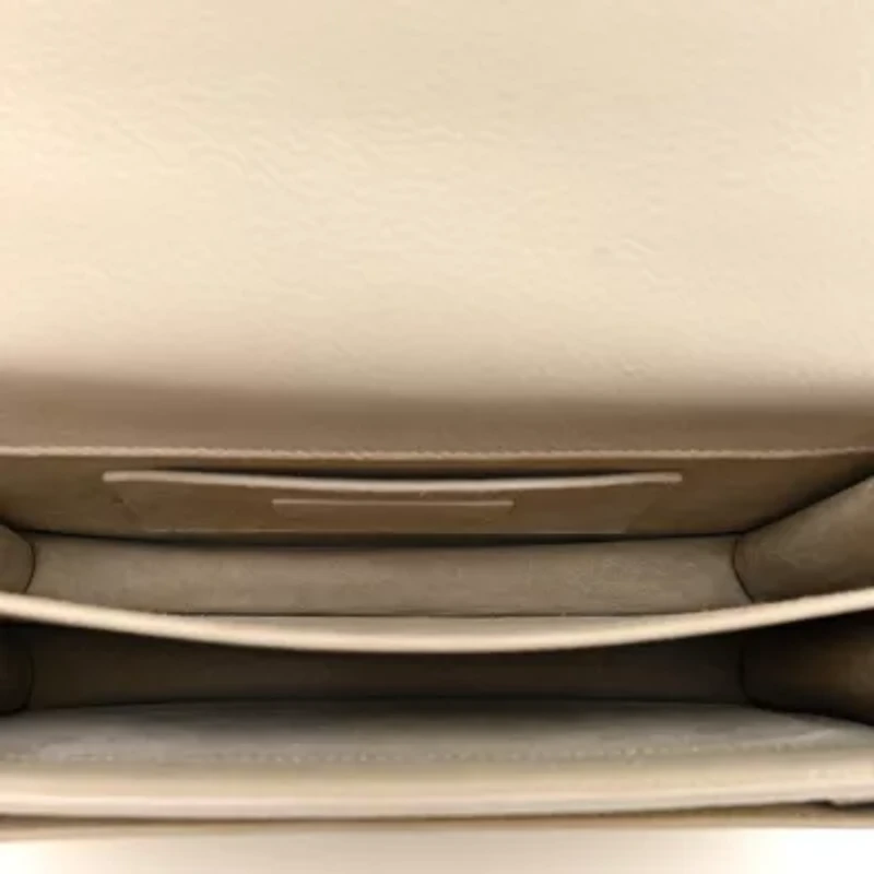 Saint Laurent Calfskin Medium Monogram Sunset Dove White -FINAL SALE NO RETURNS