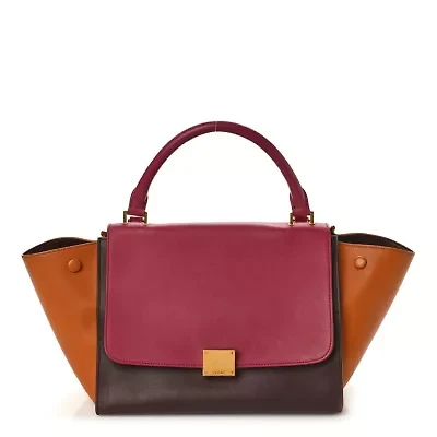 Celine Trapeze Medium Burgundy -FINAL SALE NO RETURNS