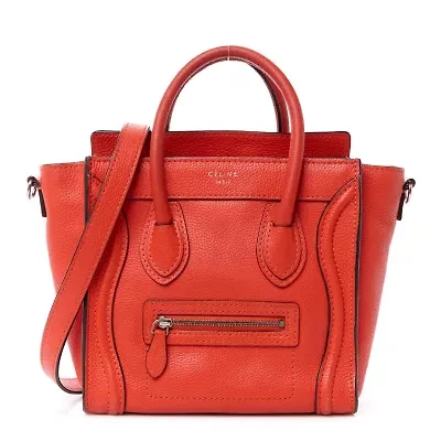 Celine Nano Luggage MM Orange -FINAL SALE NO RETURNS