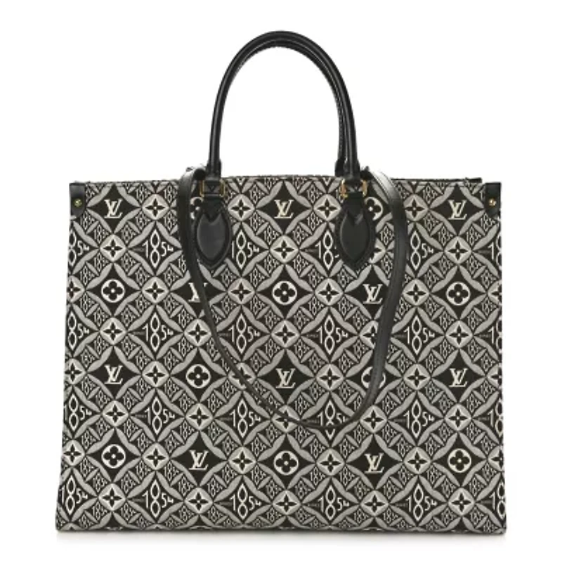Louis Vuitton Jacquard Since 1854 Onthego GM Grey -FINAL SALE NO RETURNS
