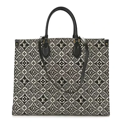 Louis Vuitton Jacquard Since 1854 Onthego GM Grey -FINAL SALE NO RETURNS