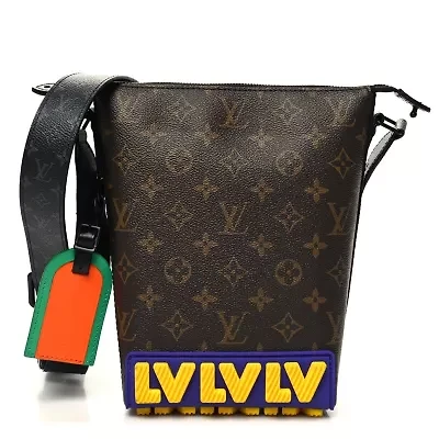 Louis Vuitton Monogram LV Rubber Cruiser Messenger Multicolor -FINAL SALE NO RETURNS