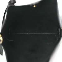 Saint Laurent Calfskin Toy Shopping Tote Black -FINAL SALE NO RETURNS