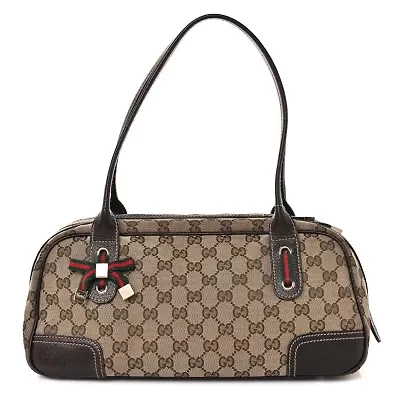Gucci Princy Shoulder Bag GG Canvas -FINAL SALE NO RETURNS