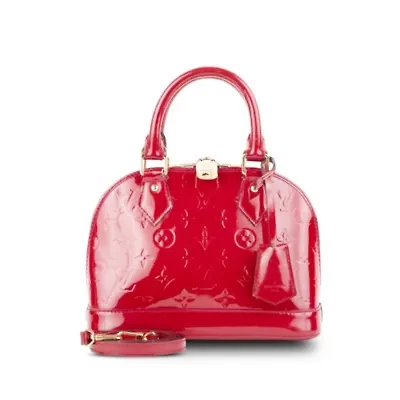 Louis Vuitton Vernis Alma BB Magenta -FINAL SALE NO RETURNS
