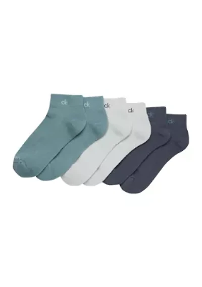 Cushion Quarter Socks - 3-Pack