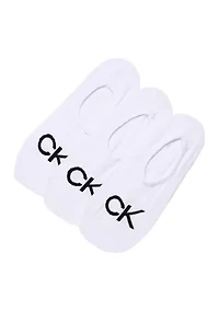 3-Pack of Cotton-Blend Liner Socks