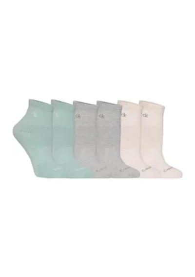 Cushion High Top Quarter Socks - 3 Pack