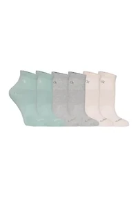 Cushion High Top Quarter Socks - 3 Pack