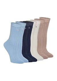 4-Pack of Sparkle Holiday Crew Socks