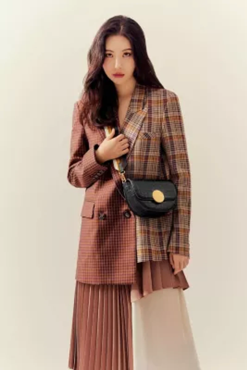 Lottie Croco Crossbody Bag