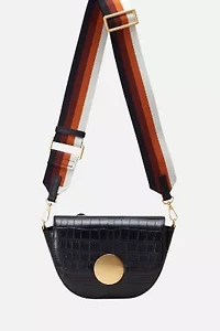 Lottie Croco Crossbody Bag