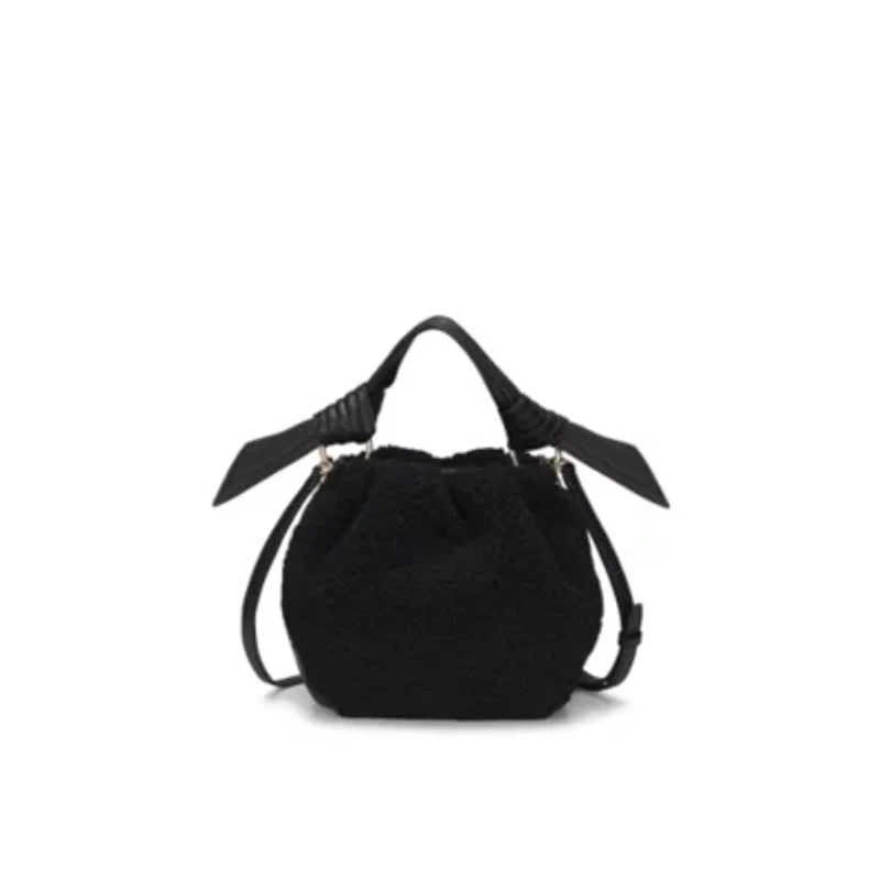 Selena Eco Fur Bucket Bag