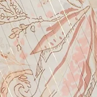 Women's Printed Lurex Ruana