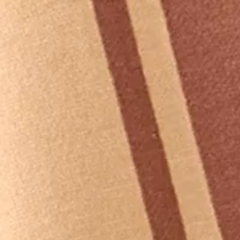 Women's Lurex Double Border Knit Striped Ruana Wrap