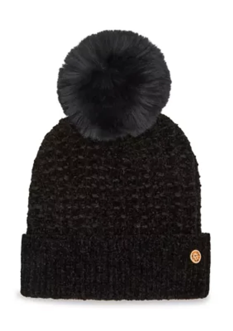 Dropstitch Chenille Beanie