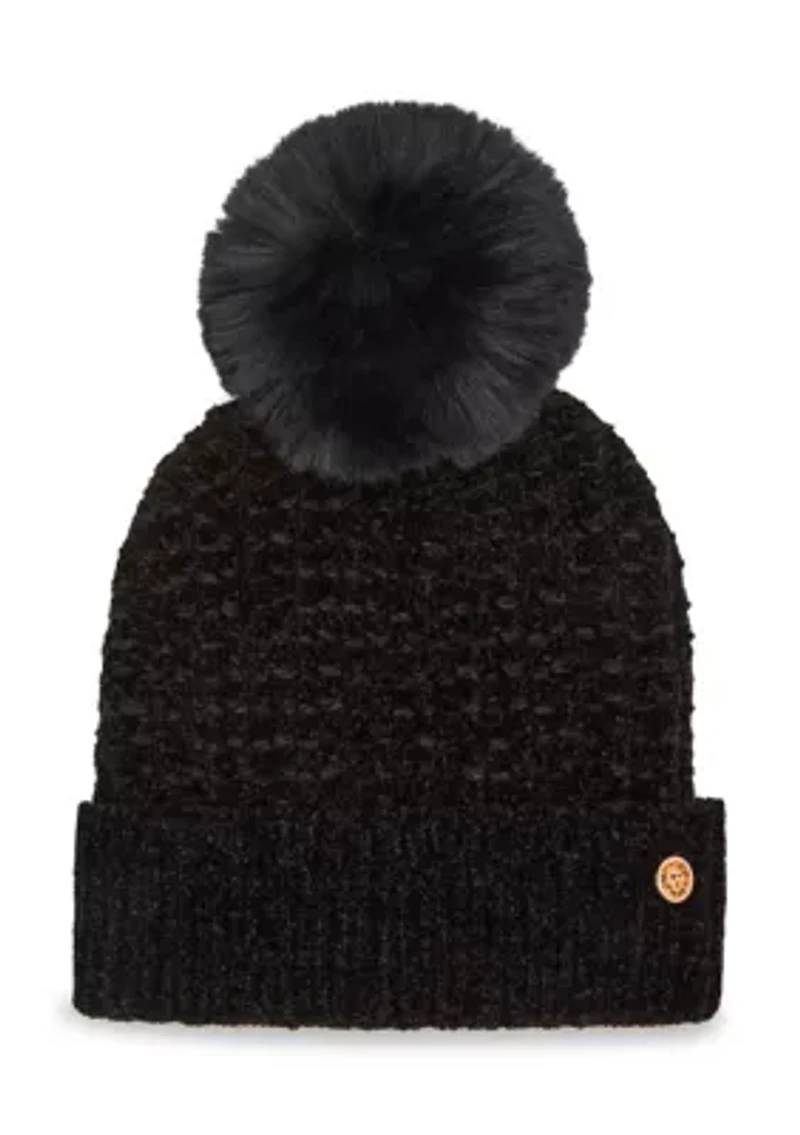 Dropstitch Chenille Beanie