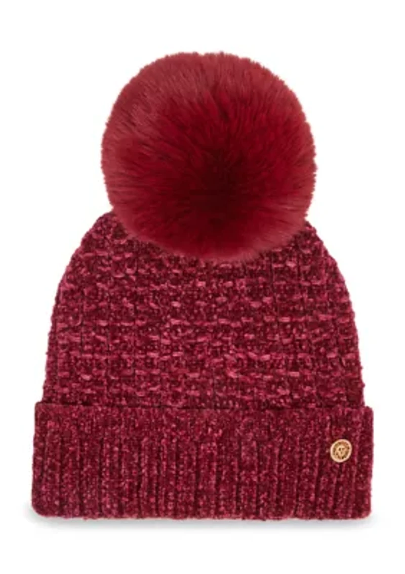 Dropstitch Chenille Beanie