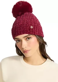Dropstitch Chenille Beanie