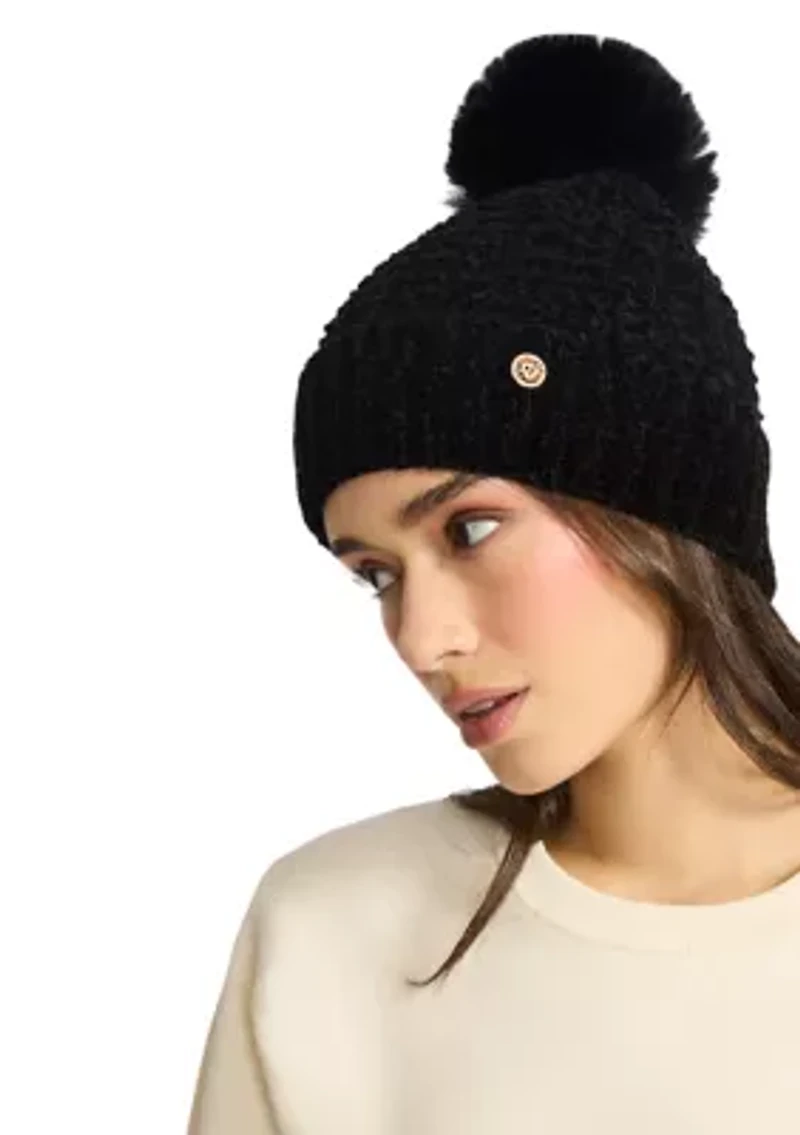 Dropstitch Chenille Beanie