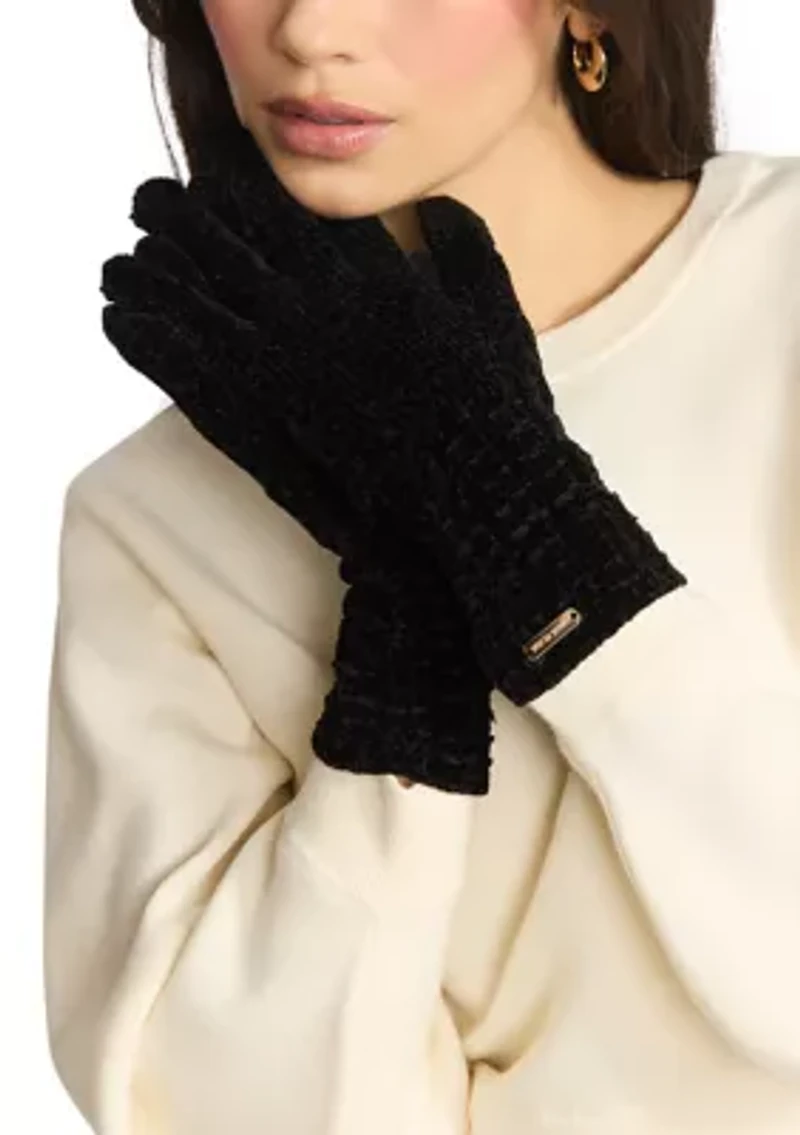 Dropstitch Chenille Gloves